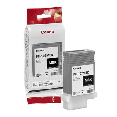 Canon PFI-107MBK/6704B001 Mat Black Original Cartridge - 1