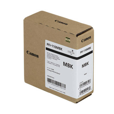 Canon PFI-110MBK/2363C001 Mat Siyah Orjinal Kartuş