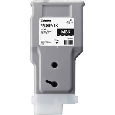 Canon PFI-206MBK/5302B001 Mat Black Original Cartridge - 1