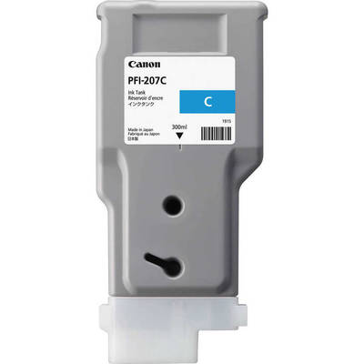 Canon PFI-207C/8790B001 Cyan Original Cartridge - 2