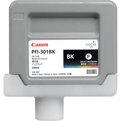 Canon PFI-301BK/1486B001 Siyah Orjinal Kartuş
