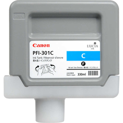 Canon PFI-301C/1487B001 Cyan Original Cartridge - 2