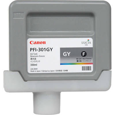 Canon PFI-301GY/1495B001 Gri Orjinal Kartuş