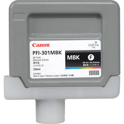 Canon PFI-301MBK/1485B001 Mat Black Original Cartridge - 2