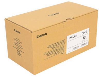 Canon PFI-703MBK/2962B003 Mat Siyah Kartuş 3lü Paket