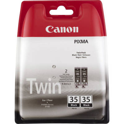 Canon PGI-35/1509B012 Black Original Cartridge İkili Paket - 1