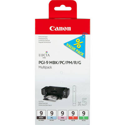 Canon PGI-9/1033B013 MBK/PC/PM/R/G Original Cartridge Advantage Package - 1