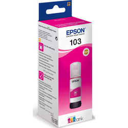 EPSON - Epson 103-C13T00S34A Kırmızı Orjinal Mürekkep