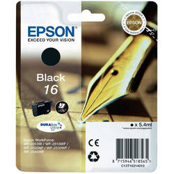 Epson 16-T1621-C13T16214020 Siyah Orjinal Kartuş