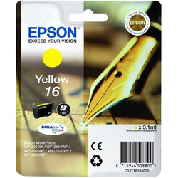 EPSON - Epson 16-T1624-C13T16244020 Sarı Orjinal Kartuş