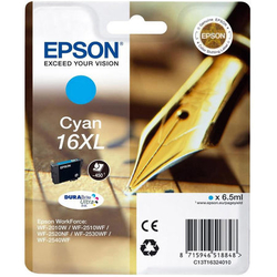 Epson 16XL-T1632-C13T16324020 Cyan Original Cartridge - EPSON