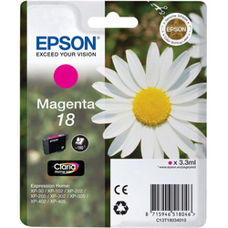 EPSON - Epson 18-T1803-C13T18034020 Kırmızı Orjinal Kartuş