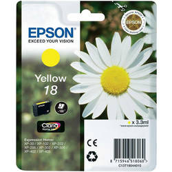 Epson 18-T1804-C13T18044020 Sarı Orjinal Kartuş