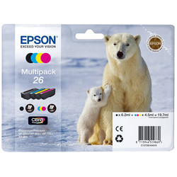 EPSON - Epson 26-T2616-C13T26164020 Orjinal Kartuş Ekonomik Seti