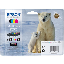 EPSON - Epson 26XL-T2636-C13T26364020 Orjinal Kartuş Ekonomik Seti
