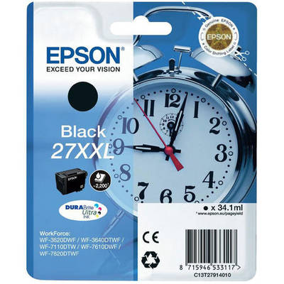 Epson 27XXL-T2791-C13T27914020 Siyah Orjinal Kartuş Extra Yüksek Kapasiteli