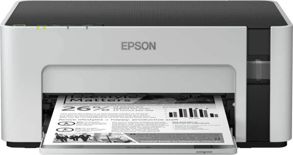 Epson C11CG96403 EcoTank M1120 Wi-Fi Siyah Beyaz Tanklı Mono Yazıcı - 1