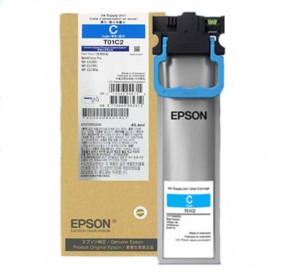 Epson C529-C13T01C200 Cyan Original Cartridge - 1