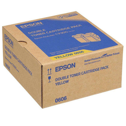 EPSON - Epson C9300-C13S050606 Sarı Orjinal Toner 2Li Paketi