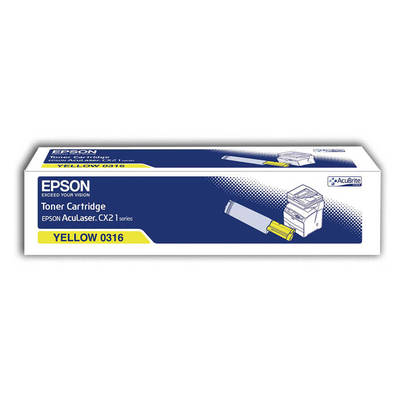 Epson CX-21/C13S050316 Sarı Orjinal Toner