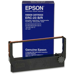 EPSON - Epson ERC-23/C43S015362 Orjinal Kırmızı-Siyah Şerit