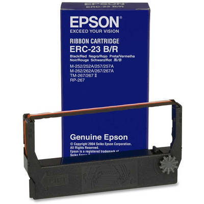 Epson ERC-23/C43S015362 Orjinal Kırmızı-Siyah Şerit