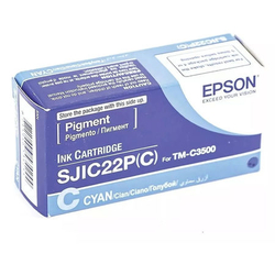 Epson SJIC22-C33S020602 Cyan Original Cartridge - EPSON