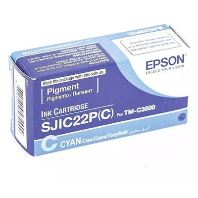 Epson SJIC22-C33S020602 Cyan Original Cartridge - 1