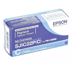 EPSON - Epson SJIC22-C33S020602 Mavi Orjinal Kartuş