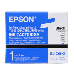 EPSON - Epson SJIC6-C33S020403 Siyah Orjinal Kartuş