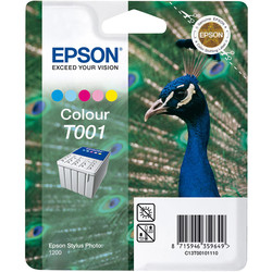 Epson T001-C13T00101120 Color Original Cartridge - EPSON