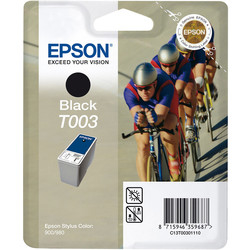 EPSON - Epson T003-C13T00301120 Siyah Orjinal Kartuş