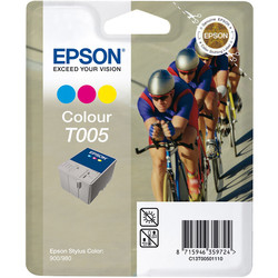 EPSON - Epson T005-C13T00501120 Renkli Orjinal Kartuş