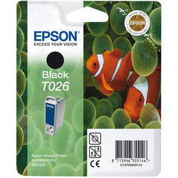 EPSON - Epson T026-C13T02640120 Siyah Orjinal Kartuş