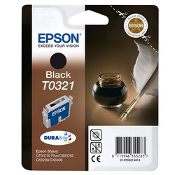EPSON - Epson T0321-C13T03214020 Siyah Orjinal Kartuş