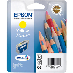 EPSON - Epson T0324-C13T03244020 Sarı Orjinal Kartuş