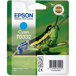 EPSON - Epson T0332-C13T03324020 Mavi Orjinal Kartuş