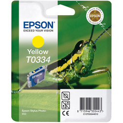 EPSON - Epson T0334-C13T03344020 Sarı Orjinal Kartuş