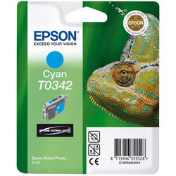EPSON - Epson T0342-C13T03424020 Mavi Orjinal Kartuş