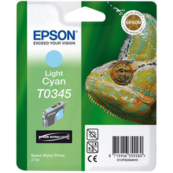 EPSON - Epson T0345-C13T03454020 Açık Mavi Orjinal Kartuş