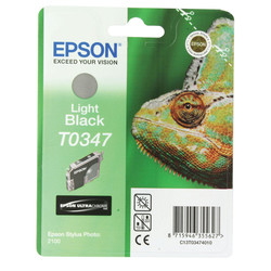 EPSON - Epson T0347-C13T03474020 Açık Siyah Orjinal Kartuş
