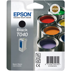 Epson T040-C13T04014020 Black Original Cartridge - EPSON
