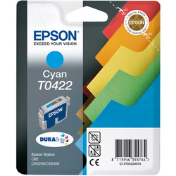 EPSON - Epson T0422-C13T04224020 Mavi Orjinal Kartuş
