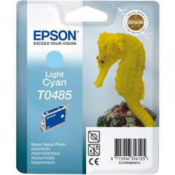 EPSON - Epson T0485-C13T04854020 Açık Mavi Orjinal Kartuş