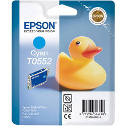 Epson T0552-C13T05524020 Cyan Original Cartridge - 1