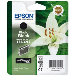 Epson T0591-C13T05914020 Foto Black Original Cartridge - EPSON