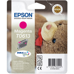 EPSON - Epson T0613-C13T06134020 Kırmızı Orjinal Kartuş