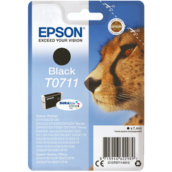 EPSON - Epson T0711-C13T07114021 Siyah Orjinal Kartuş