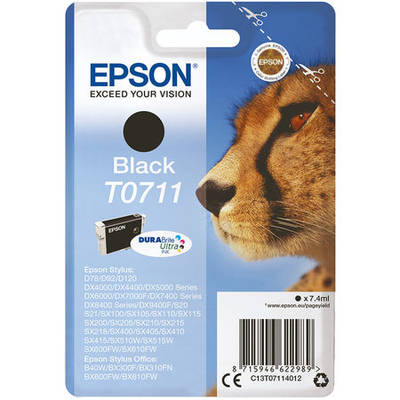 Epson T0711-C13T07114021 Siyah Orjinal Kartuş