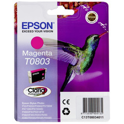 EPSON - Epson T0803-C13T08034020 Kırmızı Orjinal Kartuş